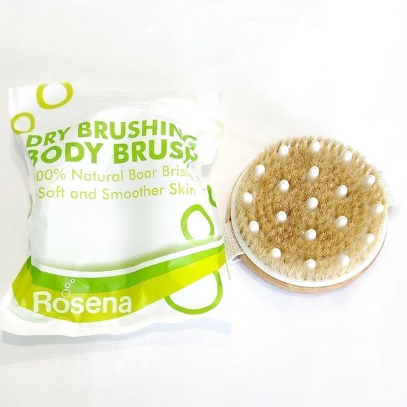 ROSENA Dry Brushing Body Brush - Picture 1 of 8